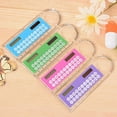 thumbnail image 1 of Mini Solar Transparent Ruler Calculator with Magnifier Student School Supplies, 1 of 7