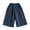 Dark Blue, variant on JFOPQVSM Cotton and Linen Long Pants Toddlers and Baby Girls' Wide Leg Pull-on Pant (6M-6Y)