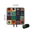 thumbnail image 3 of Aodebiao Tapis de Plage Portable Couverture de Pique-Nique Tapis de Camping pour le Sol Tapis Léger Pliable Tapis d'Extérieur pour Voyage Randonnée Pelouses Anti-Sable Résistant à l'Eau Sangle de Transport Compacte, 3 of 6