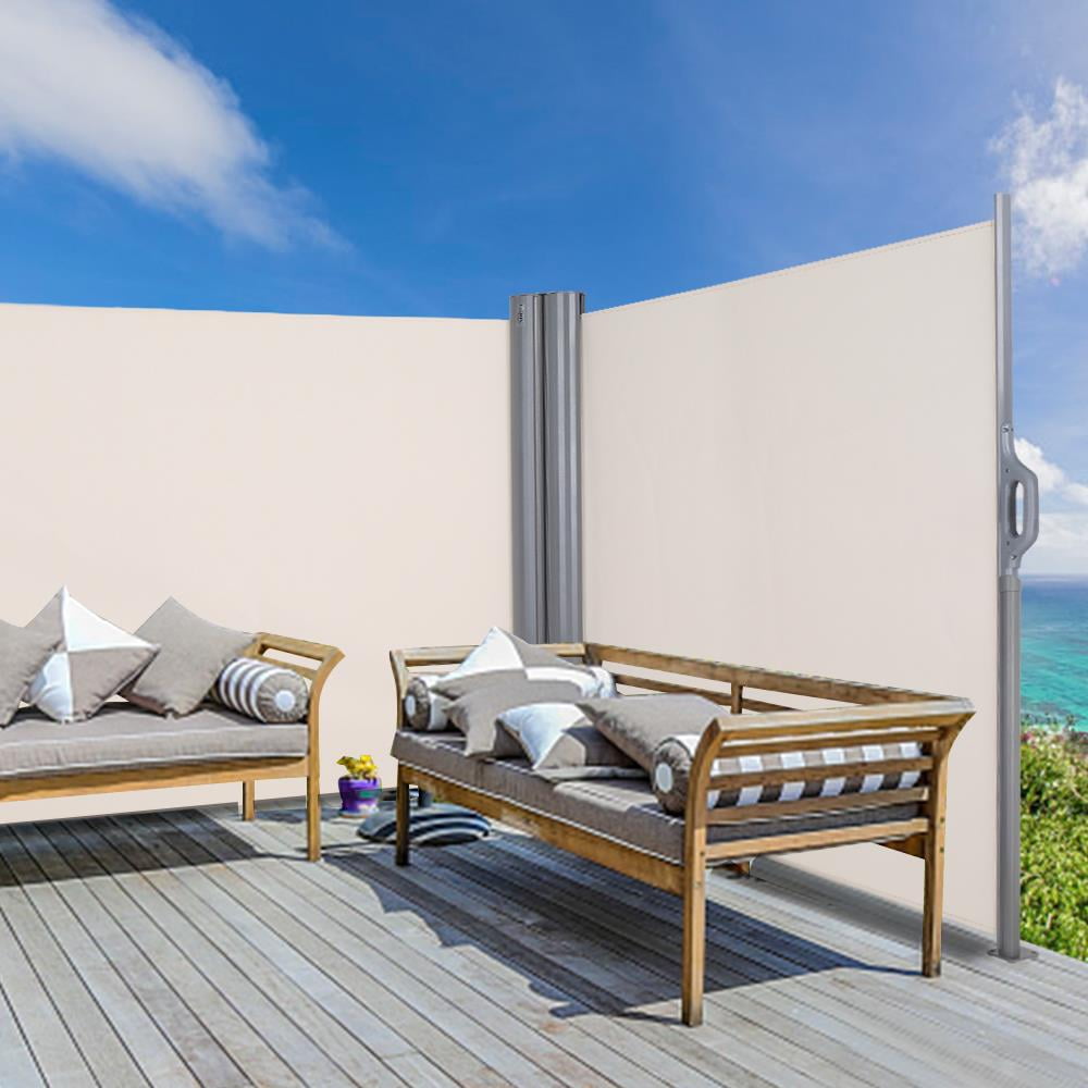 Ktaxon 236" x 71" Retractable Side Awning, Double Retractable Patio