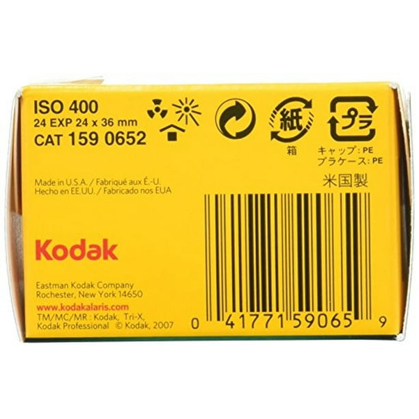 Kodak 1590652 TRI-X 400TX Professional en blanco y negro ISO 400, 35 mm, 24 exposiciones