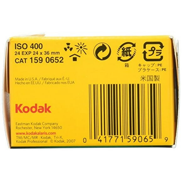 Kodak 1590652 TRI-X 400TX Professional en blanco y negro ISO 400, 35 mm, 24 exposiciones