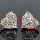 thumbnail image 5 of Xihbxyly Pendientes de Corazón de Cristal, Joyería de Moda Deslumbrante, Elegantes Pendientes para Uso Diario, Regalo Perfecto para Cumpleaños, Aniversarios y Bodas, Accesorio Elegante para Mujer, In, 5 of 7