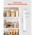 thumbnail image 3 of WBTER Shelf Pilaster, 60-inch 5 Pack, Dual Track Upright Wall Shelving System, Heavy Duty Support System Twin Slot Shelf Rails, 25 Screws, Suitable for Cabinet Closet Organization Storage, Silver, 3 of 9