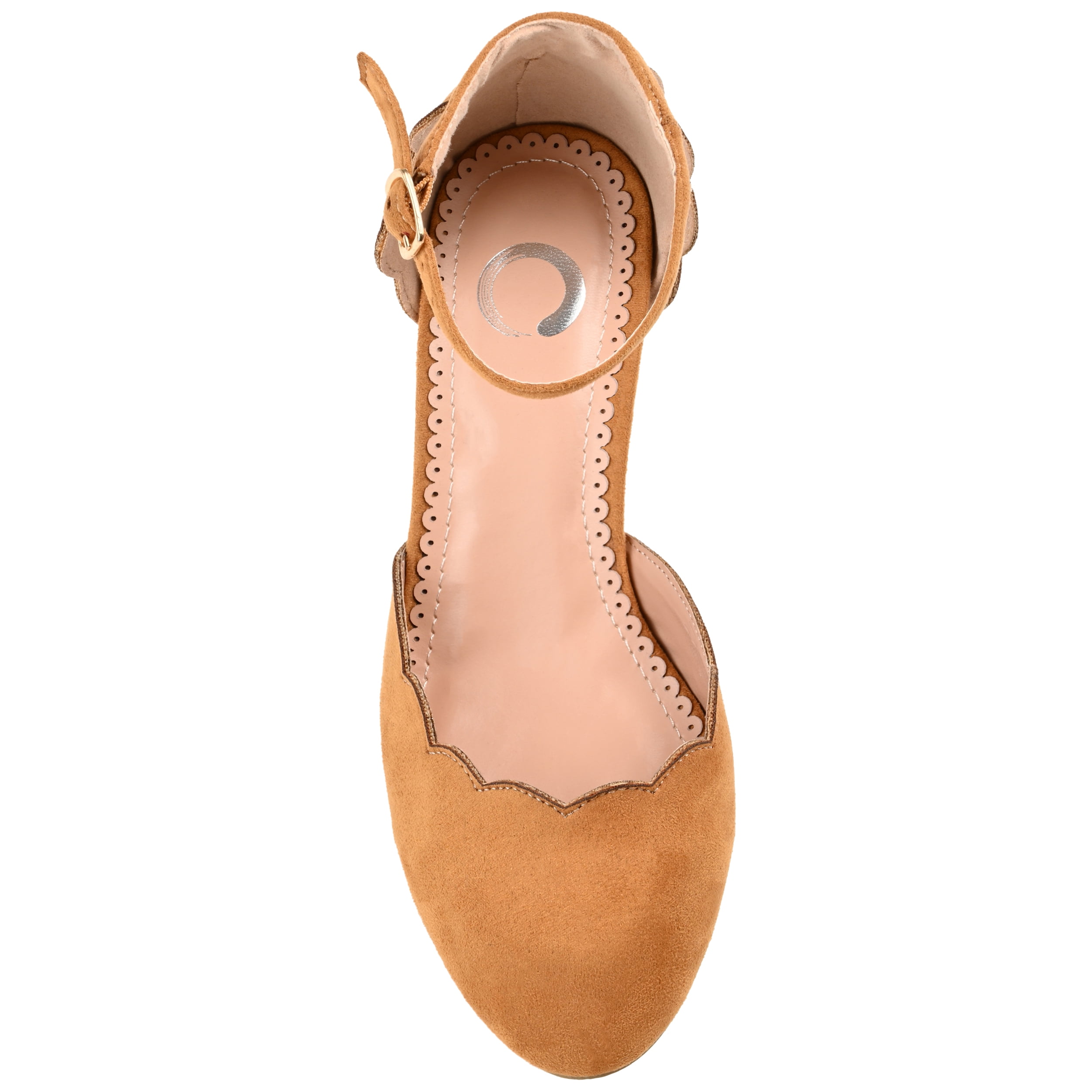 Journee Womens Edna Round Toe Low Block Heel Pumps, Widths Available