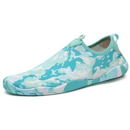 

Earlde Mens and Womens Water Shoes Aqua Socks Barefoot Skin Shoes for Water Sports Beach Pool Yoga Surf Casual Shoes