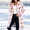 Pink, variant on QSAWXQZ Women's Plaid Hooded Fleece Coat Long Sleeve Full Zip Pockets Casual Knee Length Outerwear S