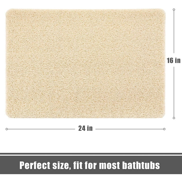 XYYRYS Secure Mat - The Ultimate Non-Slip Bath Mat,Non-Slip Bathtub Mat,The  Secure Mat Bath Mat,for Tub,Shower,Bathroom (Beige,40x60cm), 055