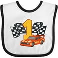 thumbnail image 3 of Inktastic Number One Race Car Boys or Girls Baby Bib, 3 of 4