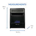 thumbnail image 6 of Procom ML100TBAHR 10,000 BTU Liquid Propane Heater - Black, 6 of 6