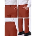 thumbnail image 6 of INSPIRE CHIC Men's Dress Business Pants Classic Fit Flat Front Suit Trousers, 6 of 6