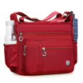 thumbnail image 5 of DGMIOCS Women Shoulder Handbag Roomy Multiple Pockets Bag Ladies Crossbody Purse Fashion Tote Top Handle Satchel Red, 5 of 7