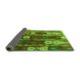 thumbnail image 2 of Ahgly Company Indoor Square Abstract Green Modern Area Rugs, 4' Square, 2 of 4