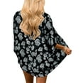 thumbnail image 4 of Frontwalk Women Kimono Cardigan Summer Casual Chiffon Cover Up Open Front Kaftan, 4 of 8