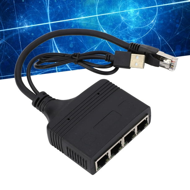 Gigabit Splitter, 1000Mbps 1 in 4 Out Splitter for Router for