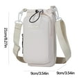 thumbnail image 3 of PuSpu Home Decoration Portable Water Bottle Bag for Women – Lightweight Travel Crossbody, Multi-Functional Outdoor Shoulder Sling, 9x9x21 cm, 3 of 6