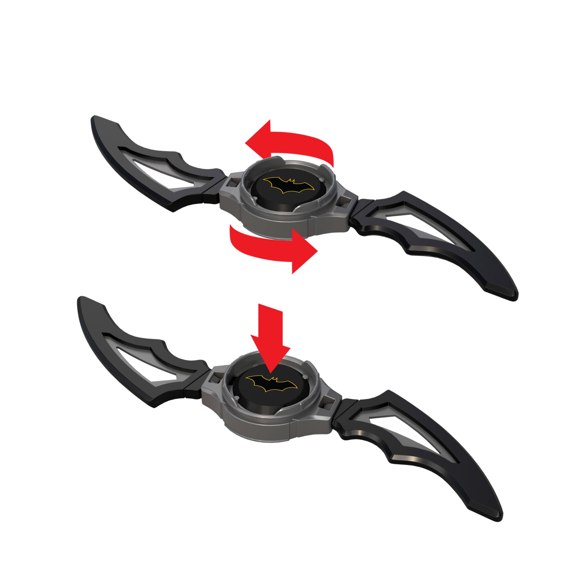 DC Premier Batlink Batarang Role Play Toy, Iconic Batman Boomerang Weapon 8 Inches Wide