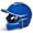 Royal / White, variant on Champro Sports HX Legend Plus Youth Batting Helmet W/Universal Jaw Guard Black/White 6 1/2 - 7