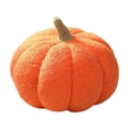 thumbnail image 2 of Yhmxh Soft Fluffy Pumpkin Throw Pillow, 3D Plush Sherpa Stuffed Pumpkin Cushion Decor, Cute Autumn Harvest Pumpkin Shaped Plush Toy for Sofa Couch Bed Farmhouse Thanksgiving Halloween Party Decor, 2 of 6