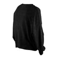 thumbnail image 3 of Women's New Era  Black Sacramento Kings Hardwood Classics Enzyme Wash Oversized Boxy Pullover Sweatshirt, 3 of 3