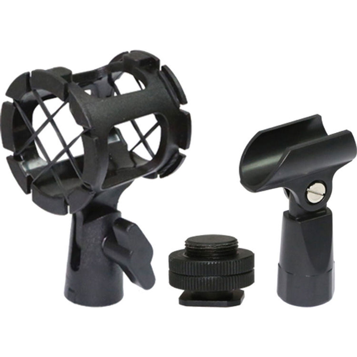 VidPro XM-55 Shotgun Microphone Kit includes Suspension Shock Mount, Adjustable Stand Mount, Furry Wind Muff, Foam Wind Shield, Foam-Padded Hardcase