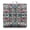 Bohemia, variant on Tribal Print Floor Sitting Cushion - Supportive Square Meditation Pillow with Retro Ethnic Pattern & 9-Point Tufting