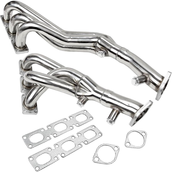 Exhaust Manifold Header For BMW E46 (325/330) 1998-2006 & BMW E39 5-Series 1997-2000 & BMW Z3 1996-2002 2.5L/2.8L/3.0L ，E46 E39 Exhaust Headers