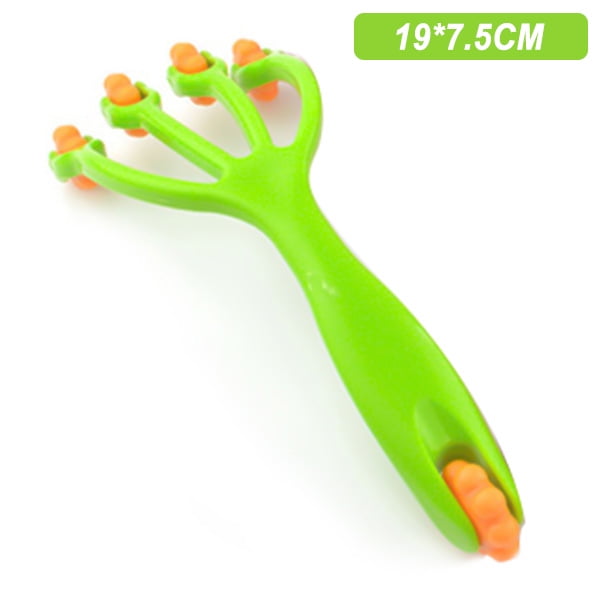 Head Relax Massager with 4 Roller Manual Hair Scalp Neck SPA Stress