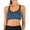Blue, variant on Womens Yoga Sports Bra Padded Medium Support Workout Bras Running Tank Top Longline RacerBack Compression Bras,S-2XL