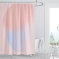 thumbnail image 2 of Esaierr Bathroom Curtains,Ombre Shower Curtain Waterproof Polyester Shower Curtain 71x71inch, 2 of 6