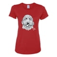 thumbnail image 2 of Golden Doodle Dog Lover Pet Owner Animal Lover Womens Graphic T-Shirt, Red, X-Large, 2 of 4