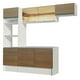 thumbnail image 4 of Cocina Integral Completa 240cm Diamante Madesa 02 - Blanco/Marrón, 4 of 7