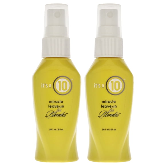 Miracle Leave-In for Blondes by Its A 10 for Unisex - 2 oz Treatment - Pack of 2
