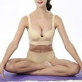 thumbnail image 6 of Fewfanhot Womens Padded Sexy Push Up Bralettes, Seamless Wireless Shockproof Bras for Yoga, Workout, 6 of 8