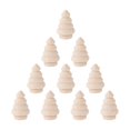 thumbnail image 1 of 10 Pcs Miniature Gifts Craft Blank Peg Doll Unfinished Peg Dolls Unfinished Wooden Tree Xmas Tree Drawing Toy Chrismas Gifts, 1 of 4
