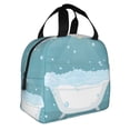 thumbnail image 2 of Disketp Bathtub with Soap Bubbles Bolsa Térmica para Almuerzo para Hombre y Mujer, Ideal para Trabajo, Senderismo y Picnic, 2 of 8