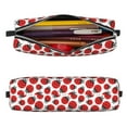 thumbnail image 2 of Cauagu Cartoon Ladybug Print Leather Pencil Pen Case - Stationery Bag Portable Stationery Bag Big Capacity Pencil Pouch Cosmetic Organizer Bag for Men & Women, 2 of 7
