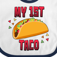 thumbnail image 4 of Inktastic My 1st Taco Boys or Girls Baby Bib, 4 of 4