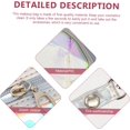 thumbnail image 5 of FYBTO Storage Bag Make up Organizers Bag Toiletry Storage Container Makeup Gadgets Holographic Cosmetic Bag Cosmetic Handbag Make up Kit Cosmetic Pouch Travel Laundry Bag Portable Pvc-0621, 5 of 5