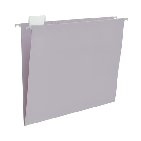 Y YOMA Letter Size – 12 Pack Colored Hanging File Folders Decorative Hanging Folder Cute Pretty File Folder for Filing Cabinet Office Home with 1/5-Cut Adjustable Tabs Morandi Purple
