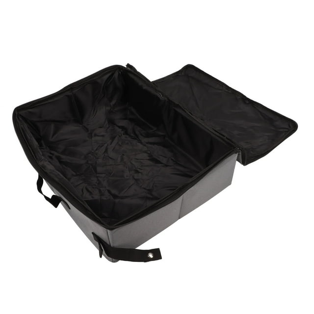 Travel Cat Litter Box, Waterproof Lining Leak Proof Oxford Cloth Top With Zipper Closure Portable Litter Box Convenient Collapsible For Camping For Cats ANGGREK AC8132