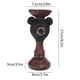 thumbnail image 3 of Candelabro de oso negro con base de madera, resina europea, decoración creativa, centro de mesa, soporte de vela artesanal ecológico, adorno festivo para el hogar., 3 of 7