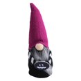 thumbnail image 3 of Clearance | Set of 4 Knitted Gnome Plush Figure with Witch Hat for Halloween Tabletop Decor, 3 of 5