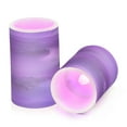 thumbnail image 2 of Flameless Candles Lights, Pack of two LED Lights, Dimmable LED Pillar Candles Battery Operated, Flames Remote Control Purple Mist, 2 of 7