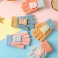 thumbnail image 7 of Winter New Thicken Winter Warm Elastic Winter Knitted Gloves Full Finger Gloves Warm Mittens Gloves Plush COLOR 4, 7 of 7