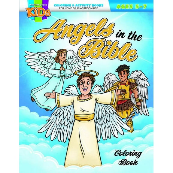 Angels in the Bible Colring and Activity Book: Coloring & Activity Book (Ages 5-7), (Paperback)