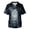 Black_003, variant on Domuza Halloween Scrub Shirts for Men Novelty Horror Print V-Neck Short Sleeve Nursing Uniform Shirts Comfy Soft Relaxed Fit Medical Scrub Tops 4XL