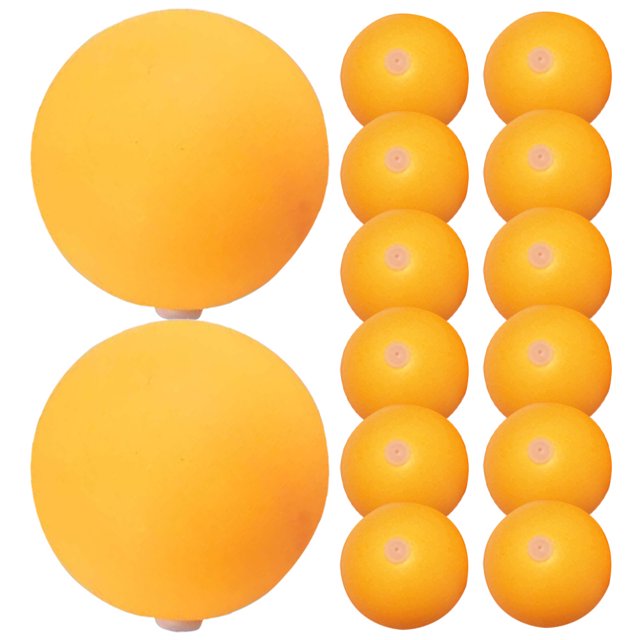OULII 60Pcs ABS Pingpong Balls with Hole for Table Tennis Training Robot 4.00X4.00X4.00cm