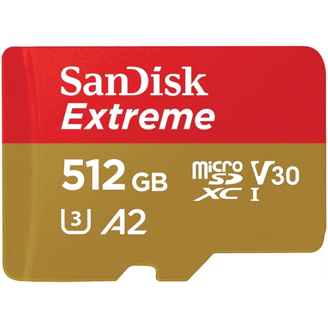 Memoria Micro SD 512GB SANDISK Extreme 4K Clase 10 A2 V30 SDSQXA1-512G-GN6MA SanDisk SDSQXA1-512G-GN6MA