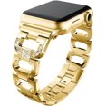 thumbnail image 1 of KOMI Compatible with Apple Watch 45mm 41mm Band -Metal Stainless Steel with Crystal Diamond Watch Band Replacement Strap for iWatch Series 8/7/6/SE/5/4/3/2/1, 1 of 5